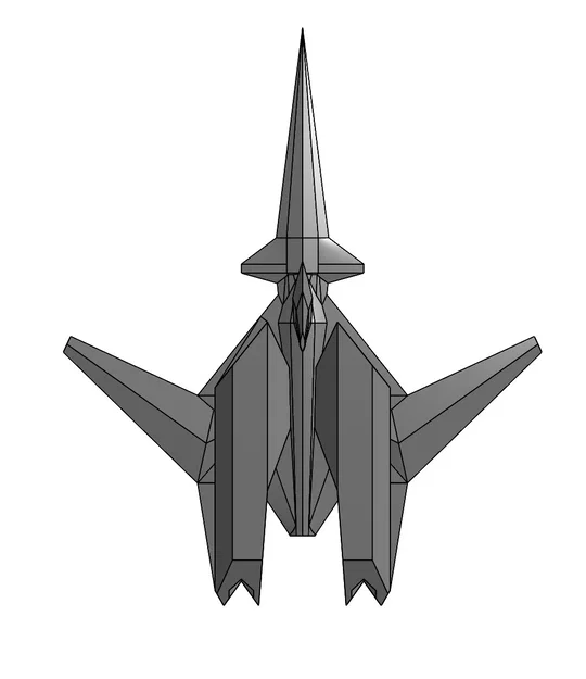 Mô hình 3D máy bay ADF-11 Falken từ Ace Combat 7 - Image 5