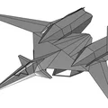 Mô hình 3D máy bay ADF-11 Falken từ Ace Combat 7 - Thumbnail 6