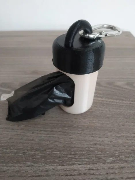Bộ dispenser túi nhặt phân chó đa năng kèm carabiner - Image 2