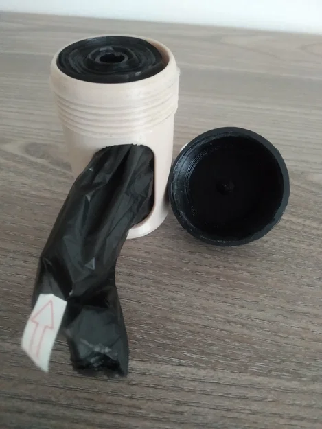 Bộ dispenser túi nhặt phân chó đa năng kèm carabiner - Image 3