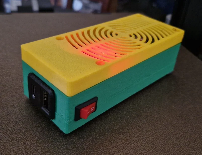Vỏ case cho UPS 18650 3A 15W Type C + booster MT3608 - Image 1