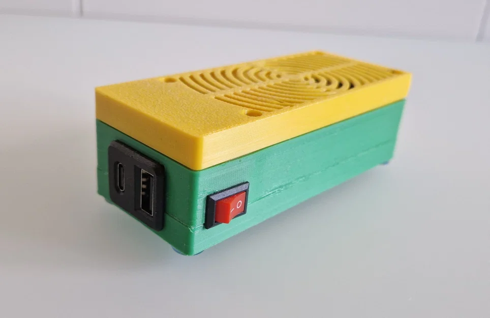 Vỏ case cho UPS 18650 3A 15W Type C + booster MT3608 - Image 3