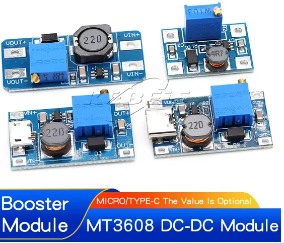 Vỏ case cho UPS 18650 3A 15W Type C + booster MT3608 - Image 5