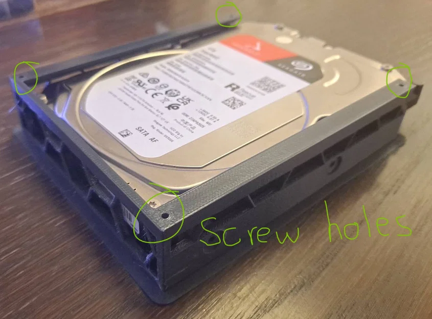 Computer-1 HDD Tray Mod – Khay gắn ổ cứng 3.5" cho case Computer-1 - Image 2