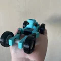 Mô hình xe đua phản lực AirRace mini chạy bằng bóng bay - Thumbnail 1