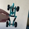 Mô hình xe đua phản lực AirRace mini chạy bằng bóng bay - Thumbnail 2