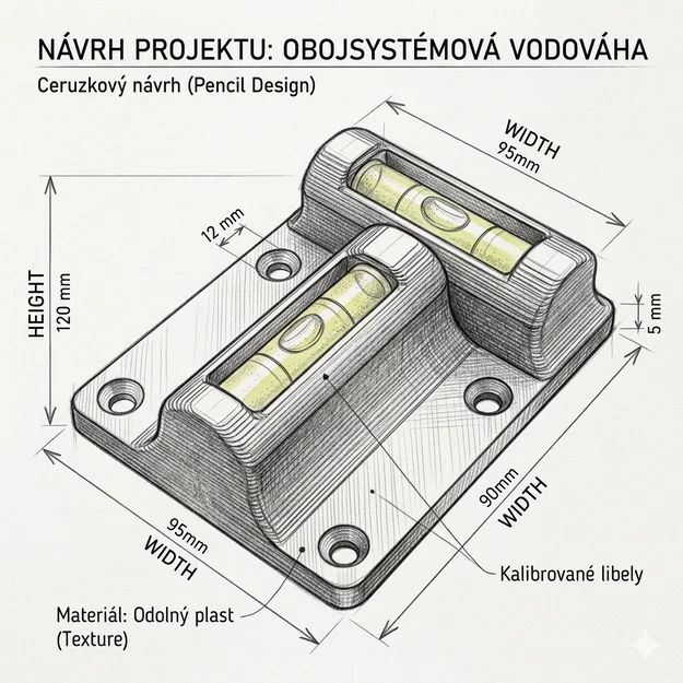 Spirit-level – ốc vặn tay nhỏ cho BIBO bed - Image 1