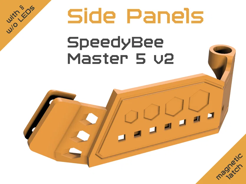 SpeedyBee Maser 5 v2 - Tấm ốp hông nam châm - Hỗ trợ LED - Image 1