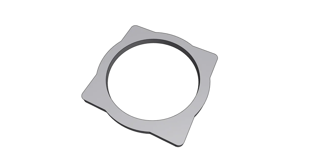 Tấm adapter loa Lexus RC F 8" (zin sang 8" aftermarket) - spacer lắp loa - Image 1