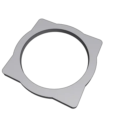 Tấm adapter loa Lexus RC F 8" (zin sang 8" aftermarket) - spacer lắp loa