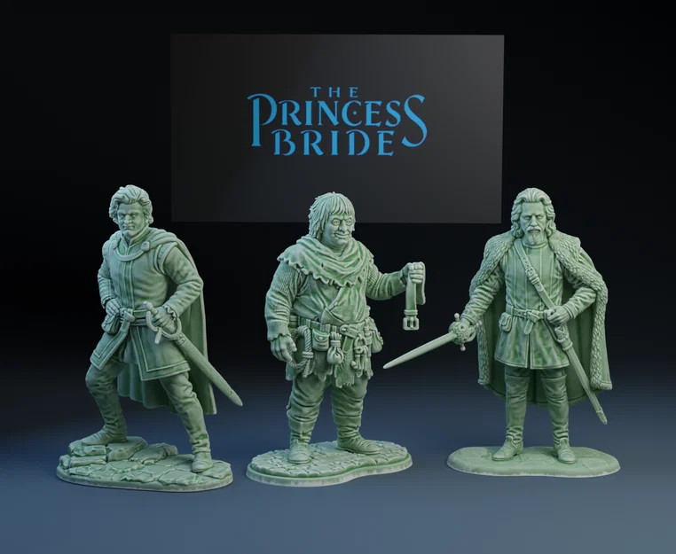 Bộ mô hình 3D các phản diện trong The Princess Bride - Image 1
