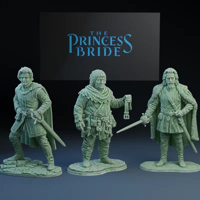 Bộ mô hình 3D các phản diện trong The Princess Bride