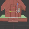 Mô hình ngôi nhà nhỏ 3D trang trí bàn làm việc cực xinh - Thumbnail 1