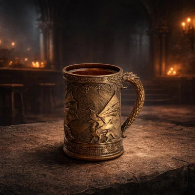 Ly Dragon Mug – Nhận 300 mẫu trên PATREON