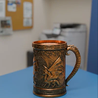 Ly Dragon Mug – Nhận 300 mẫu trên PATREON