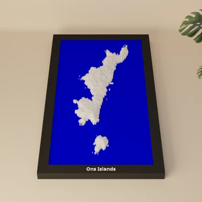 Ons Islands, Tây Ban Nha - Mô hình thu nhỏ 3D