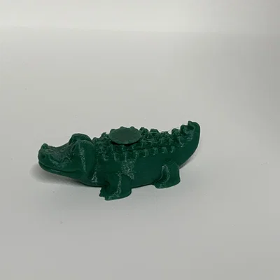 Spinning Crocodile Fidget - Đồ chơi cá sấu xoay 3D siêu nhẹ