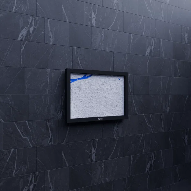 Aarau, Thụy Sĩ - Mô hình thu nhỏ 3D địa hình - Image 7