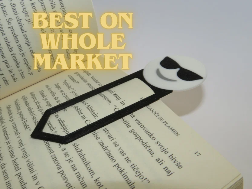 Bookmark Emoji Đeo Kính Râm (Sunglasses Emoji Bookmark) - Image 2
