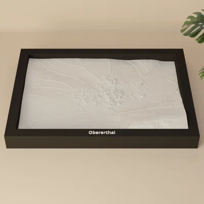 Obererthal, Đức - Bản thu nhỏ 3D địa hình
