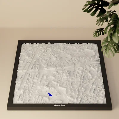 Grenoble, Pháp – Mô hình 3D thu nhỏ
