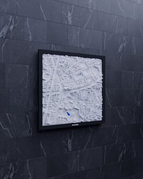 Grenoble, Pháp – Mô hình 3D thu nhỏ - Image 3