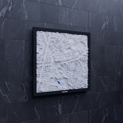Grenoble, Pháp – Mô hình 3D thu nhỏ
