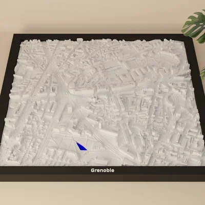 Grenoble, Pháp – Mô hình 3D thu nhỏ