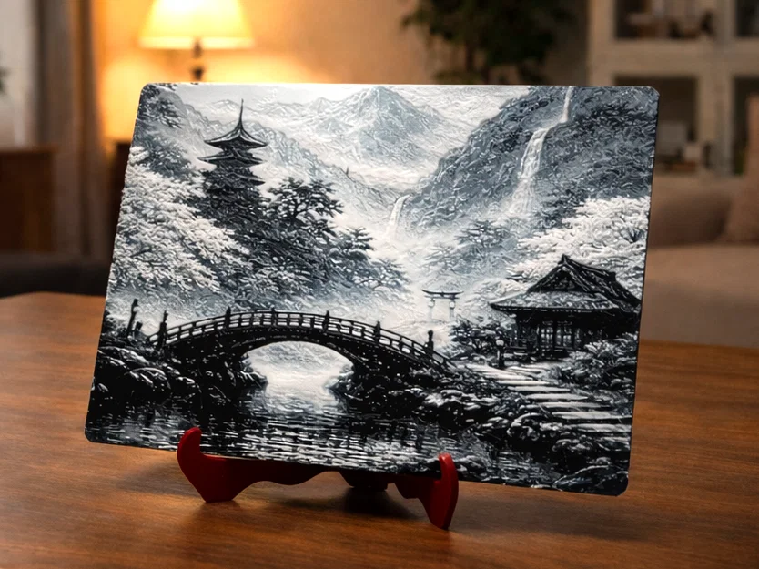 Phong cảnh Nhật Bản – HueForge - Image 1