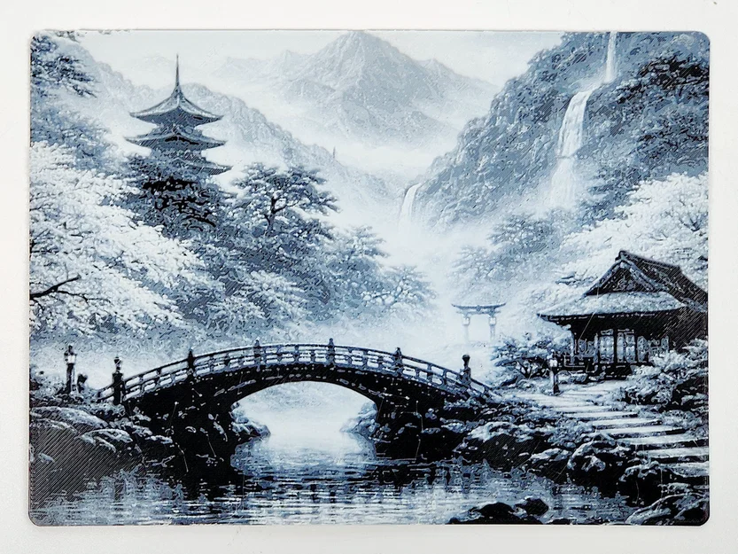 Phong cảnh Nhật Bản – HueForge - Image 2