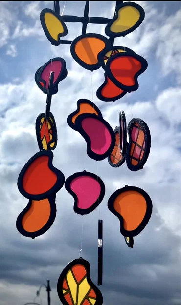 Chuông gió hoặc Suncatcher kính màu (Stained Glass) - Image 2