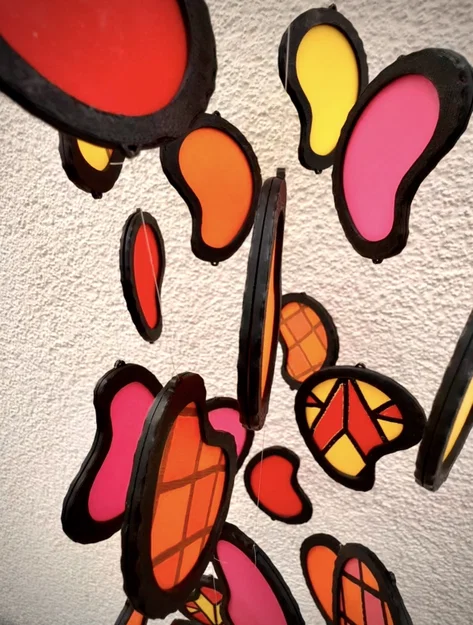 Chuông gió hoặc Suncatcher kính màu (Stained Glass) - Image 5
