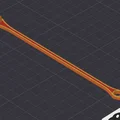 Thanh giới hạn hộc để đồ xe Renault Symbol in 3D bền đẹp - Thumbnail 4