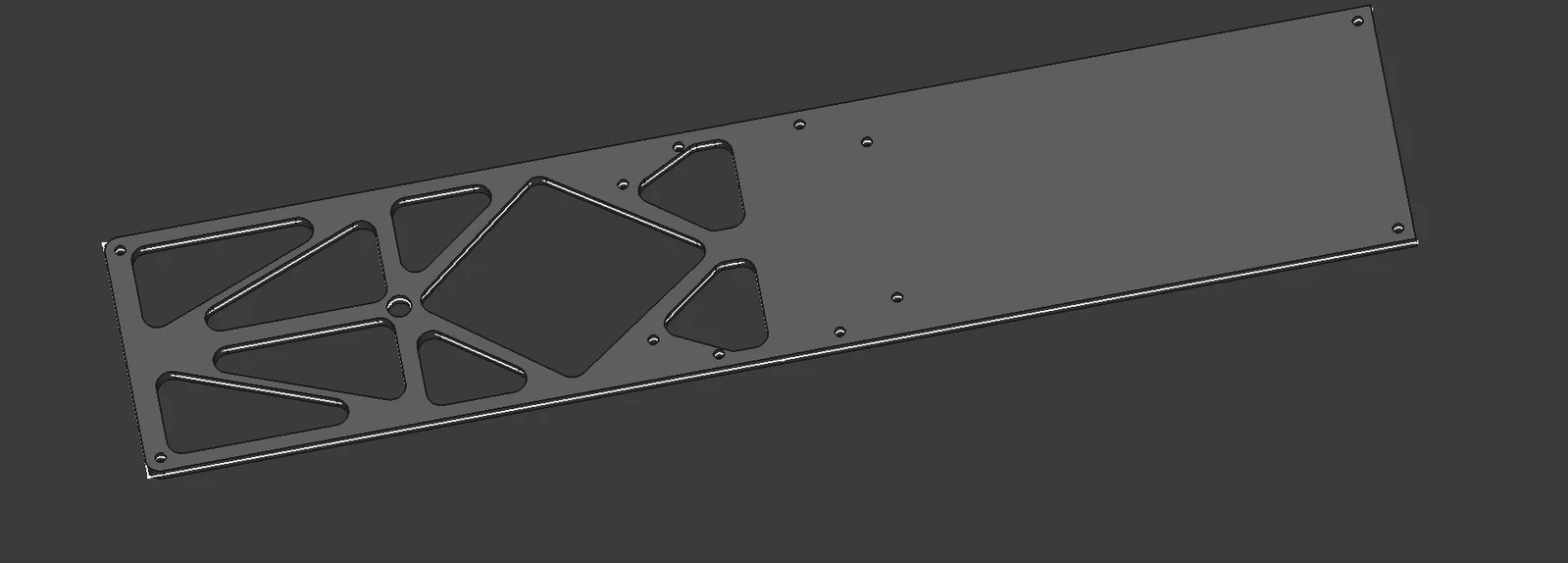 Tấm khung gầm robot FTC (Chassis plates) in 3D cứng cáp - Image 1