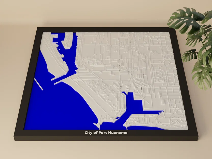 Thành phố Port Hueneme, Hoa Kỳ - Mô hình 3D thu nhỏ - Image 1