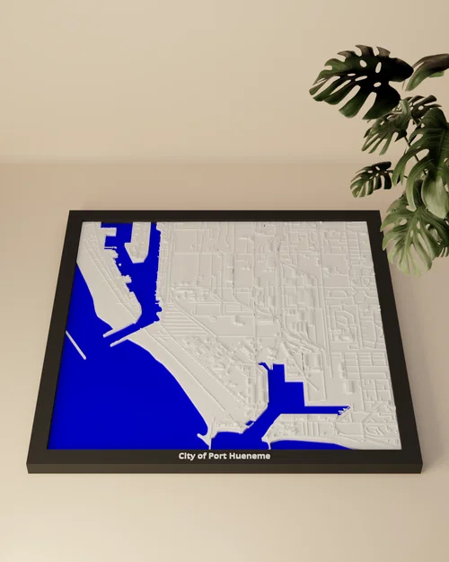 Thành phố Port Hueneme, Hoa Kỳ - Mô hình 3D thu nhỏ - Image 3