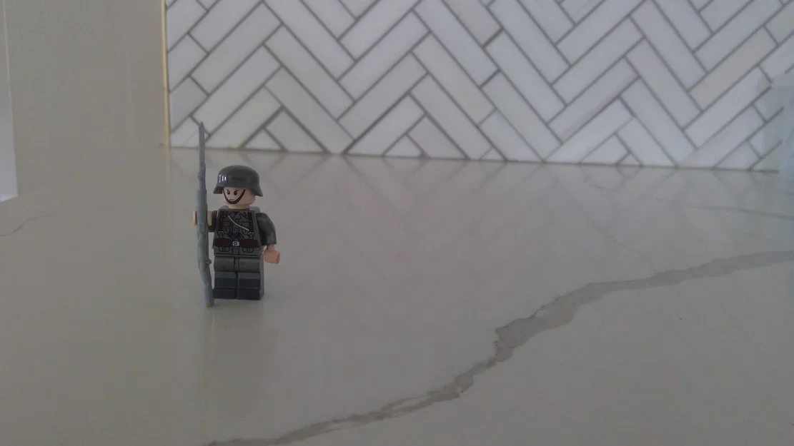 Mô hình súng trường Mauser 98 kèm lưỡi lê cho minifigure Lego - Image 2