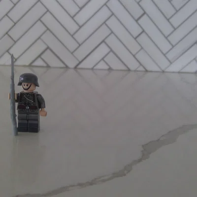 Mô hình súng trường Mauser 98 kèm lưỡi lê cho minifigure Lego