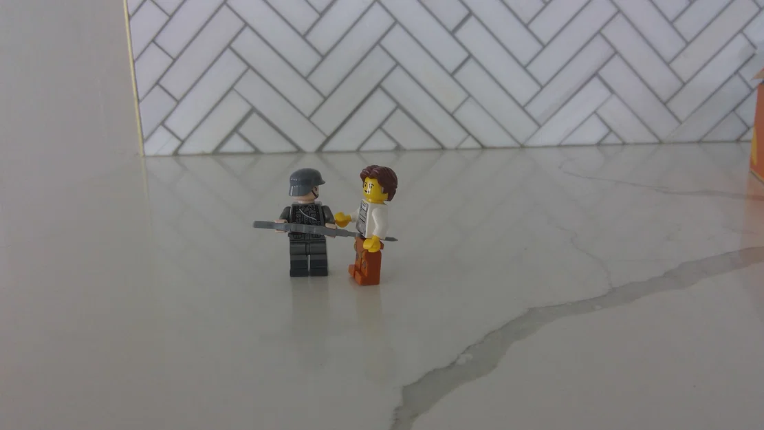 Mô hình súng trường Mauser 98 kèm lưỡi lê cho minifigure Lego - Image 4