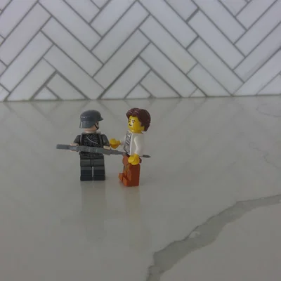 Mô hình súng trường Mauser 98 kèm lưỡi lê cho minifigure Lego