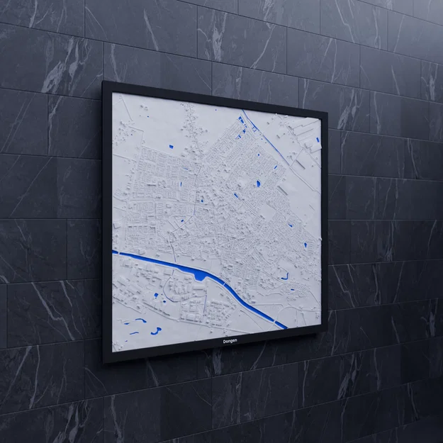Mô hình địa hình thu nhỏ Dongen, Hà Lan - File in 3D - Image 5