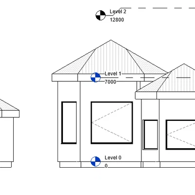 Mô hình kiến trúc Uni - Bản vẽ và thiết kế nhà ở 3D