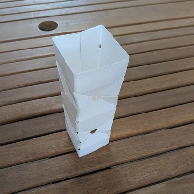 Bản lề vuông Bistable - cơ chế đàn hồi (compliant mechanism)