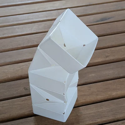 Bản lề vuông Bistable - cơ chế đàn hồi (compliant mechanism)
