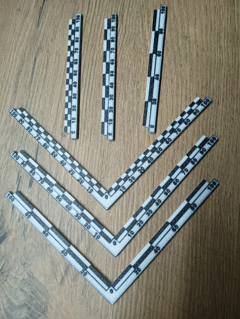 Bộ thước đo tỷ lệ chuyên dụng cho nhiếp ảnh - Photography Scale Rulers - Image 1