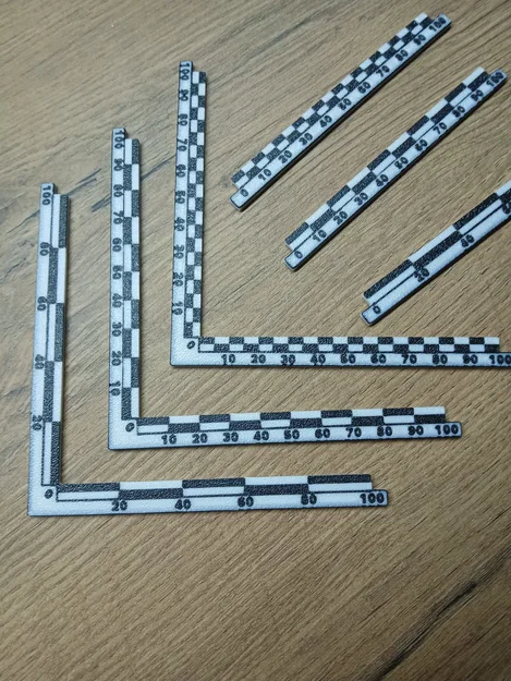 Bộ thước đo tỷ lệ chuyên dụng cho nhiếp ảnh - Photography Scale Rulers - Image 2