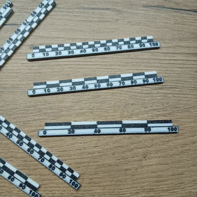 Bộ thước đo tỷ lệ chuyên dụng cho nhiếp ảnh - Photography Scale Rulers