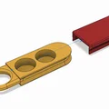 Hộp đựng pin máy trợ thính gắn móc khóa - Thumbnail 3