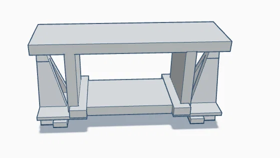 Cool Shelf - Mẫu kệ trang trí bàn làm việc tối giản in 3D - Image 1