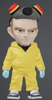 Mô hình 3D nhân vật Breaking Bad (Walter White & Jesse) - Image 1